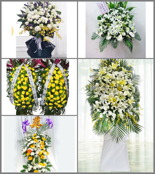 江苏南京雨花台区白事花篮预定